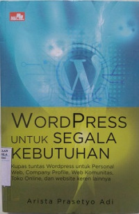 WORD PRESS UNTUK SEGALA KEBUTUHAN