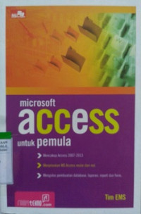 MICROSOFT ACCESS UNTUK PEMULA