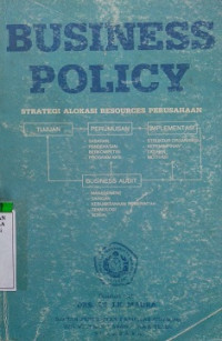 Business Policy Strategi Alokasi Resources Perusahaan