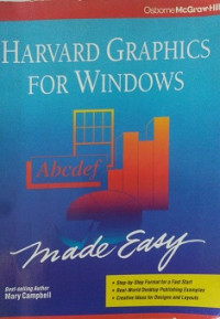 Harvard Graphics For Windows abcdef Made Easy