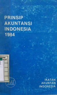 PRINSIP AKUNTANSI INDONESIA 1984