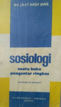 Sosiologi Suatu Buku Pengantar Ringkas