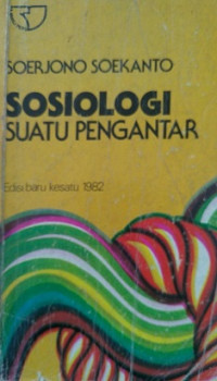 Sosilogi Suatu Pengantar