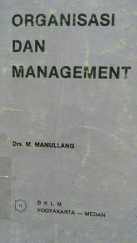 Organisasi dan Management