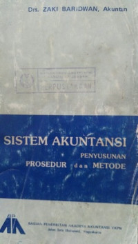 SISTEM AKUNTANSI PENYUSUNAN PROSEDUR DAN METODE