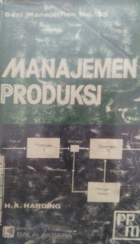 Seri Manajemen no.35 Manajemen Produksi