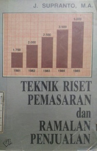 Teknik Riset Pemasaran dan ramalan penjualan