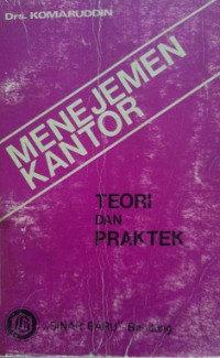 MENEJEMEN KANTOR TEORI DAN PRAKTEK