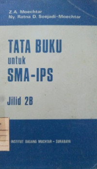 Tata Buku Untuk SMA - IPS  Jilid 2 B