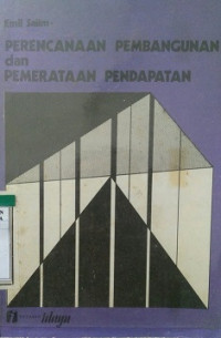 Perencanaan Pembangunan dan Pemerataan Pendapatan