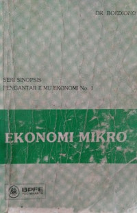 Ekonomi Mikro Seri Sinopsis Pengantar Ilmu Ekonomi No.1