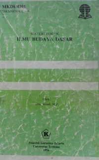 Materi Pokok Ilmu Budaya Dasar