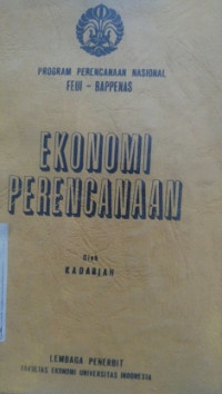 Ekonomi Perencanaan