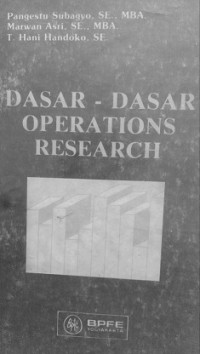 Dasar-Dasar Operations Research