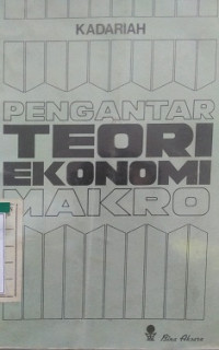 Pengantar Teori Ekonomi Makro