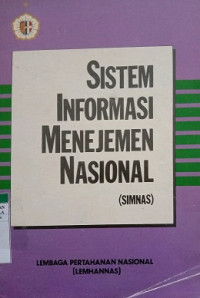 Sistem Informasi Manajemen Nasional, SIMNAS