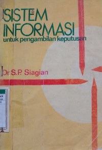 Sistem Informasi untuk Pengambilan keputusan