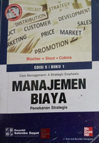 Cost Management A strategic Emphasis manajemen biaya penekanan strategis buku 1