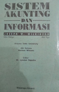 SISTEM AKUNTING DAN INFORMASI JILID TIGA