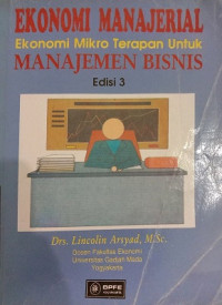 EKONOMI MANAJERIAL EKONOMI MIKRO TERAPAN UNTUK MANAJEMEN BISNIS