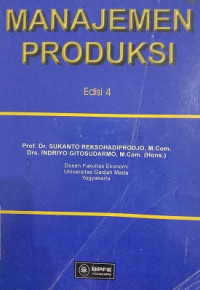 Materi Pokok Manajemen Produksi 2