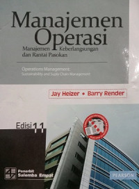 MANAJEMEN OPERASI, MANAJEMEN KEBERLANGSUNGAN DAN RANTAI PASOKAN