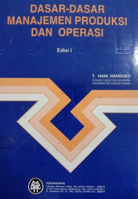 DASAR DASAR MANAJAMEN PRODUKSI DAN OPERASI