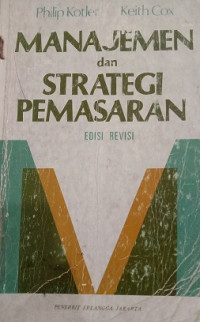 Manajemen dan Strategi Pemasaran