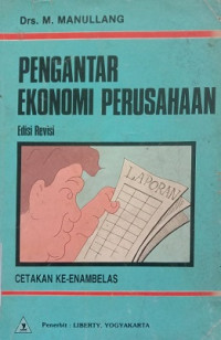 Pengantar Ekonomi Perusahaan