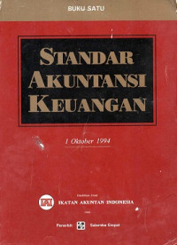 Standar Akuntansi Keuangan 1 Oktober 1994 Buku Satu