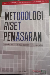 METODOLOGI RISET PEMASARAN