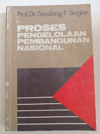 PROSES PENGELOLAAN PEMBANGUNAN NASIONAL