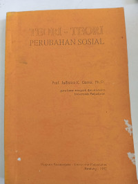 TEORI-TEORI PERUBAHAN SOSIAL