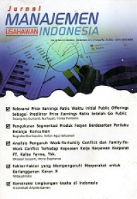 JURNAL MANAJEMEN USAHAWAN INDONESIA