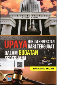 UPAYA HUKUM KEBERATAN DARI TERGUGAT DALAM GUGATAN SEDERHANA