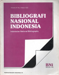 BLIBLIOGRAFI NASIONAL INDONESIA, INDONESIAN NATIONAL BLIBLIOGRAPHY