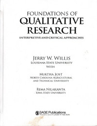 FOUNDATIONS OF QUALITATIVE RESEARCH INTERPRETIVE AND CRITICAL APPROACHES