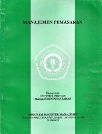 MANAJEMEN PEMASARAN