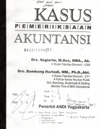 KASUS PEMERIKSAAN AKUNTANSI