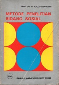 METODE PENELITIAN BIDANG SOSIAL